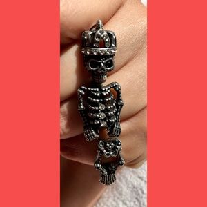 👑3finger Royal Knuckle Duster Ring🍀